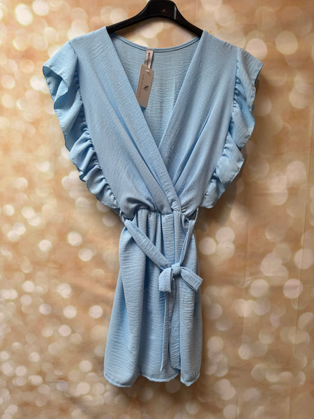 Crinkle Wrap Front Playsuit