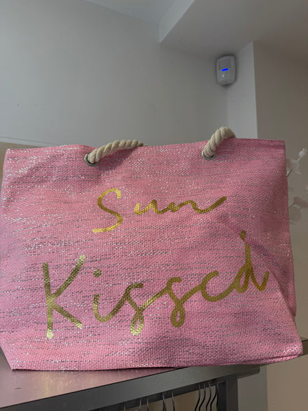 Sun Kissed Beach Bag with Rope Handle