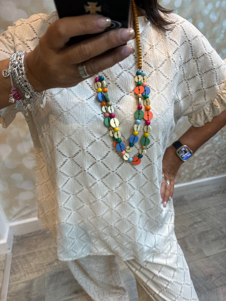 2 Piece Crepe Palazzo Trouser / Top set