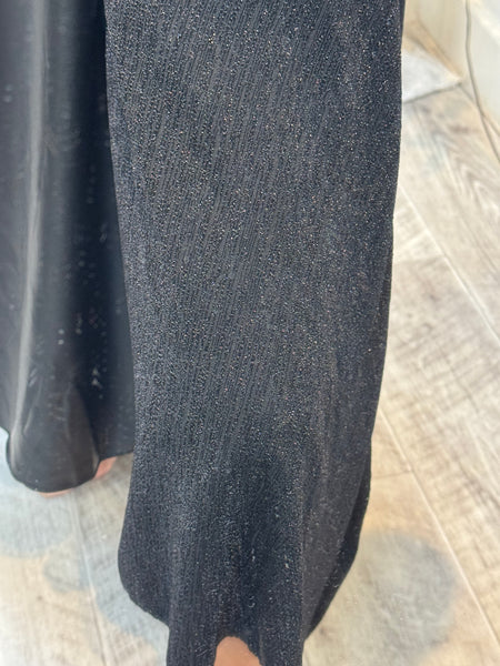 Dress with Pleather panel