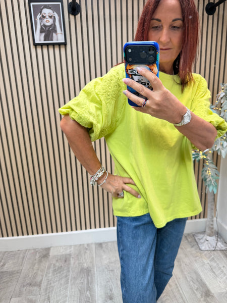 Floral Puff sleeve Top