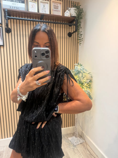 Glitter Puffball  Dress