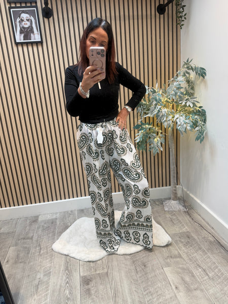 Paisley Palazzo  trousers