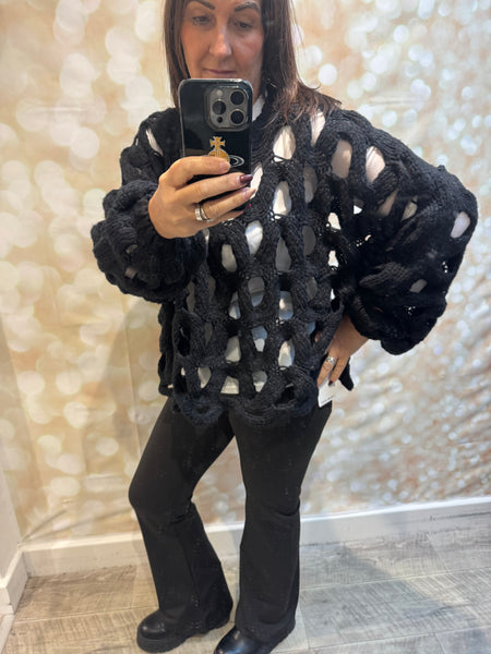 Chunky Knit  Wave Jumper
