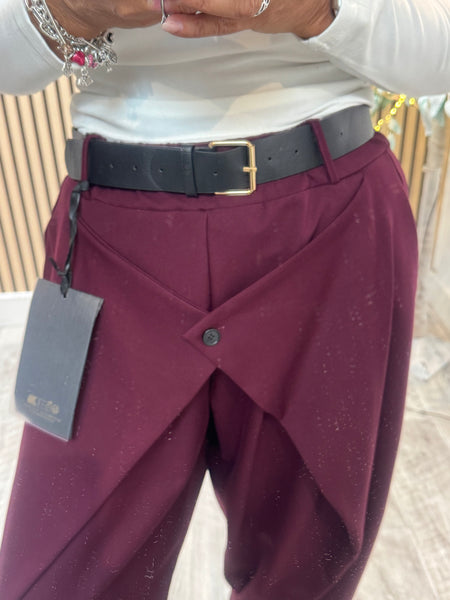 Wrap Front Trousers