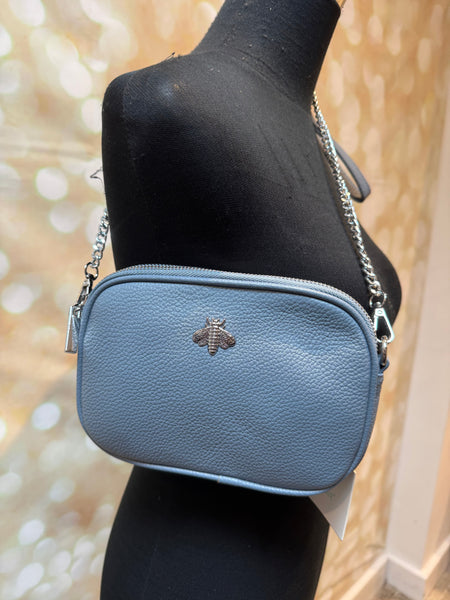 Across body Bee Bag with chain Strap