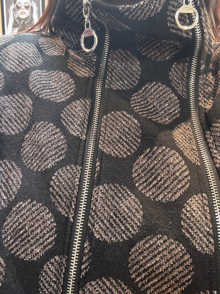 Double Zip Cropped Jacket