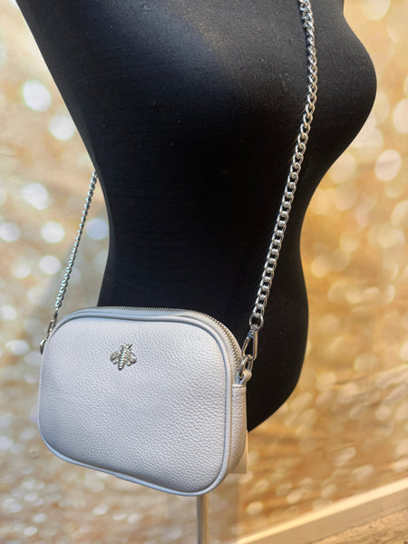 Across body Bee Bag with chain Strap