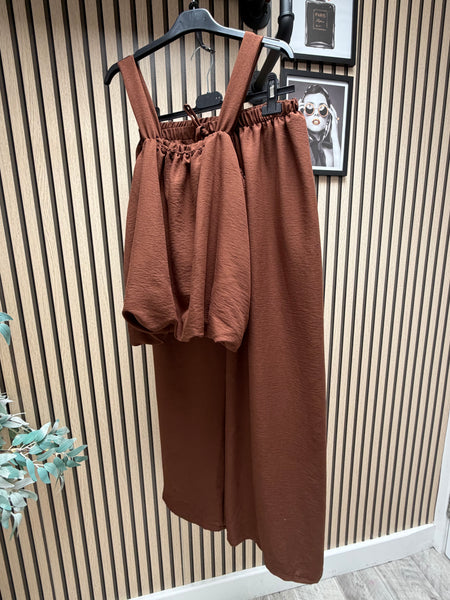 Bubble Hem Top / Trousers  Set