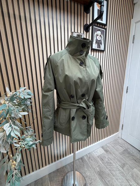 Short Belted Trench Coat