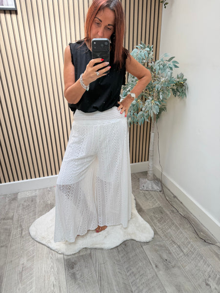 Lace Culotte Trousers