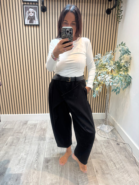 Wrap Front Trousers