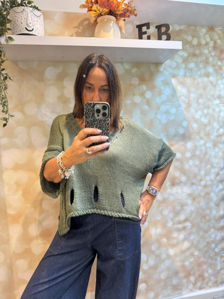 Silky Knit Boxy Jumper