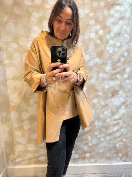 ID Swing Slash Neck Jacket