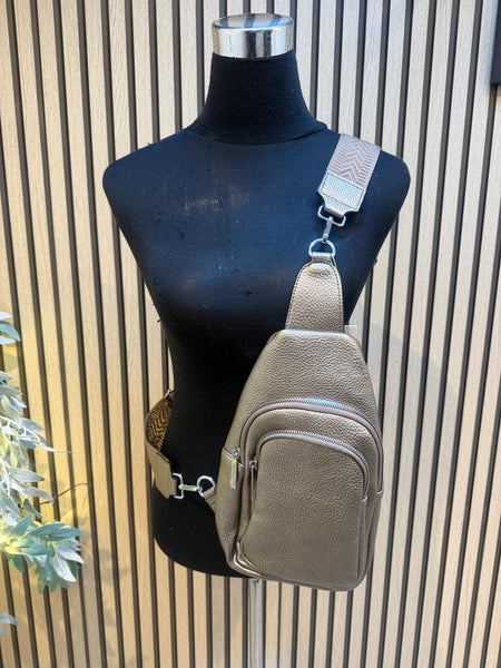 Across body Bag with tapestry strap