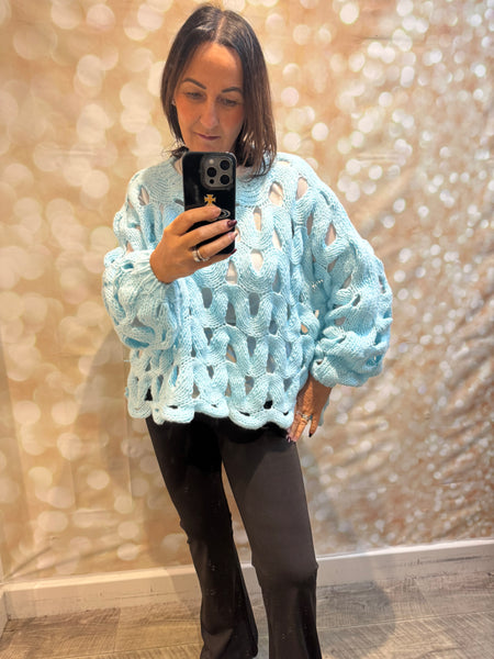 Chunky Knit  Wave Jumper