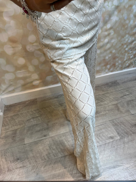 2 Piece Crepe Palazzo Trouser / Top set
