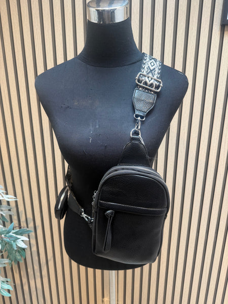 Small Across body Bag with tapestry strap