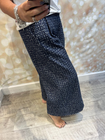 Studio Wide leg Denim Trousers
