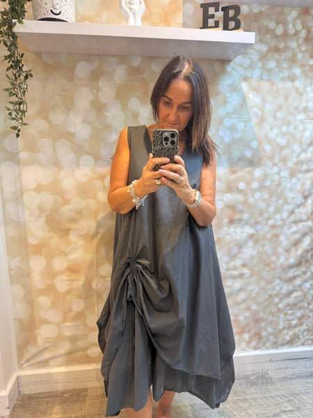 Studio Rouched swing dress