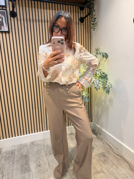 Scuba Palazzo Trousers