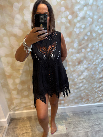 Crochet Butterfly Cover Up