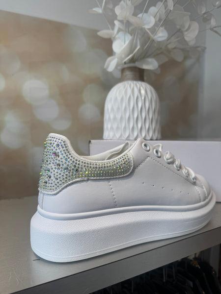 Chunky Sole Embellished Trainer