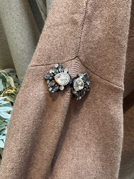Embellished Balloon Sleeve Jumper