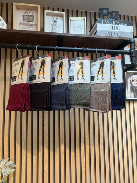 Fleece lined stretch seem less leggings - Regular