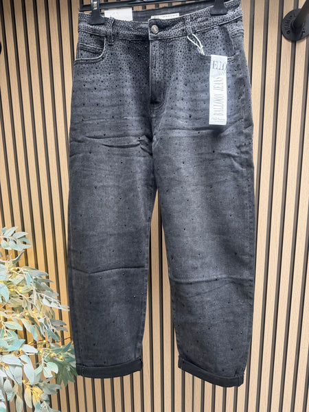 Rhinestone Denim Jeans