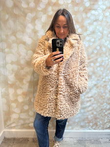 Teddy Bear Midi Coat Elz Belles