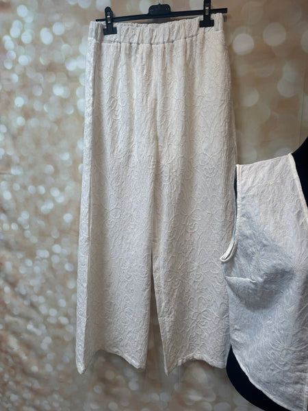 2 Piece Palazzo Trouser / Waistcoat set