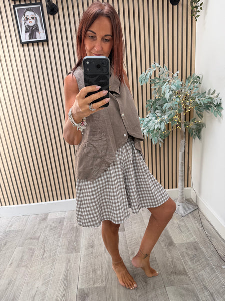Gingham floaty  Shorts
