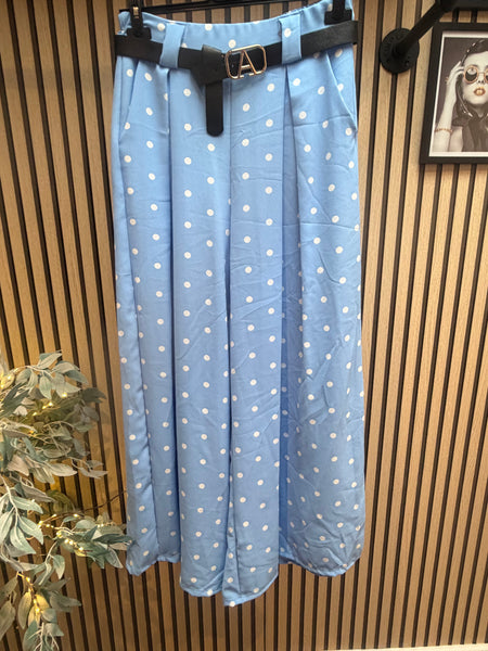 Polka Dot Palazzo  trousers