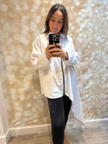 ID Asymetrical Zip Shirt