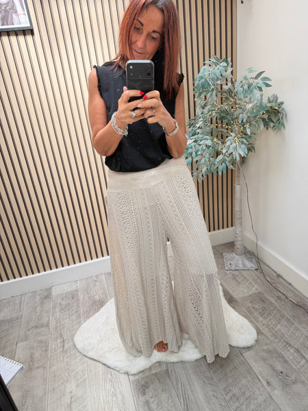 Lace Culotte Trousers