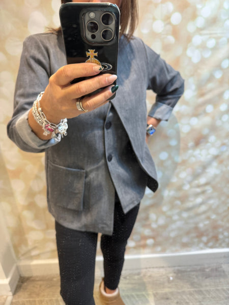 ID  Denim Tunic Top