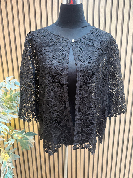 Lace Open  Cardigan