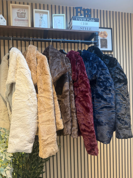 Soft Fur Cropped Jacket