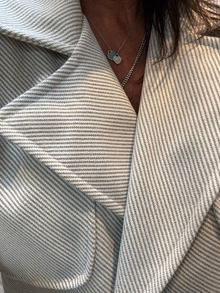 Herringbone Cropped Trench / Jacket
