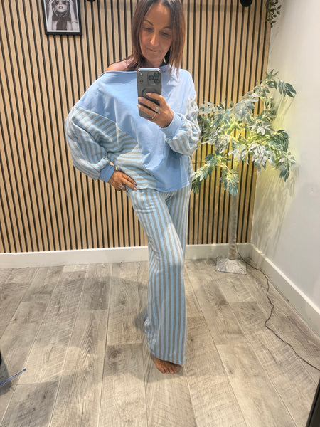 Striped Palazzo / Top   set