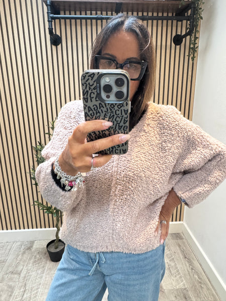 Popcorn Knit  Jumper