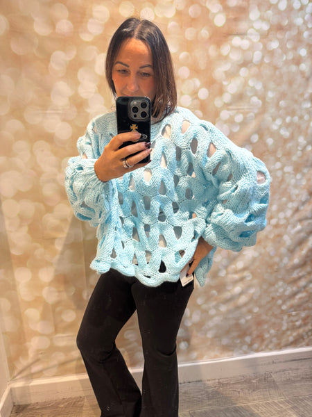 Chunky Knit  Wave Jumper