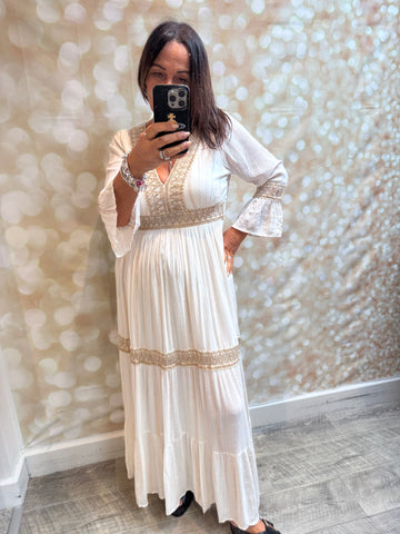 Cheesecloth Maxi Dress