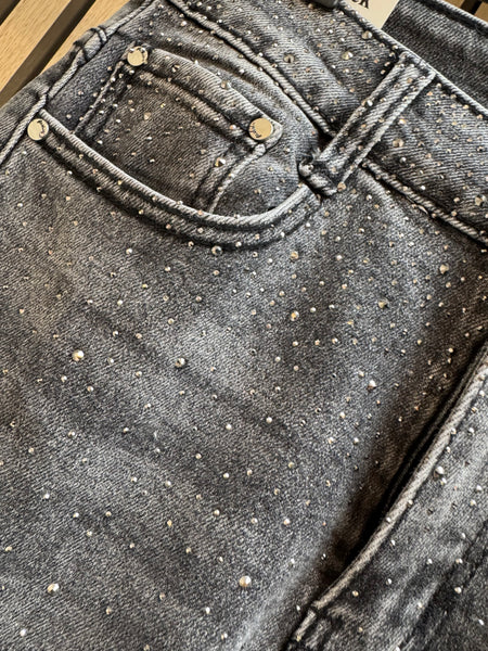 Diamante G Smack Mom Fit Jeans