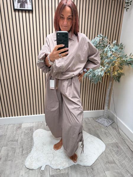 Cotton Bubble hem Bomber Jacket