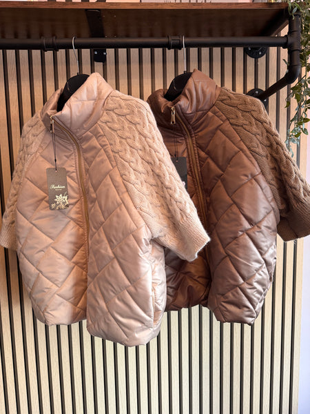 Quilted Short sleeve Jacket