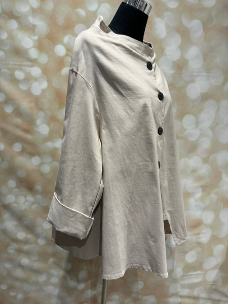 ID Swing Slash Neck Jacket