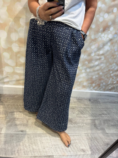 Studio Wide leg Denim Trousers