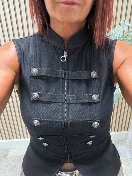 Jersey Military Waistcoat